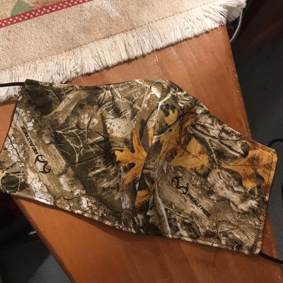 Real tree camo face mask hunting camouflage NEW - Picture 1 of 5